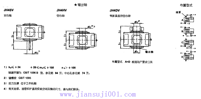 JH/B系列工業齒輪箱