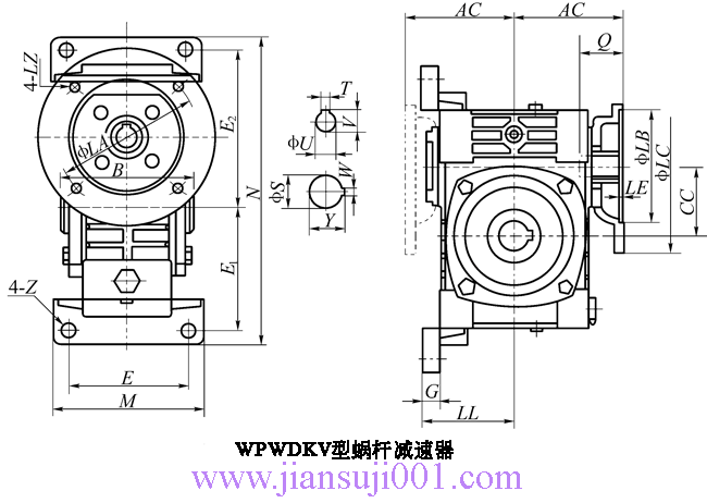 WP、WD型蝸桿減速機