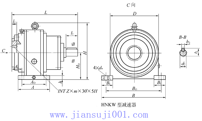 H型星輪減速機(JB-T8712-1998)