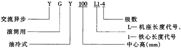 YGY系列油冷式滾筒用三相異步電動機特點